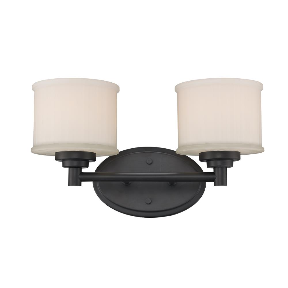 Trans Globe Lighting 70722 ROB Cahill 15" Indoor Rubbed Oil Bronze Transitional Vanity Bar